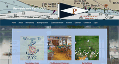 Desktop Screenshot of pennsylvaniayachtclub.com